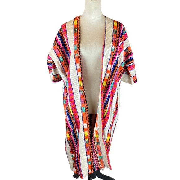 Harlow Loves Dasiy Kimono Cardigan Cover Up - Picture 3 of 13
